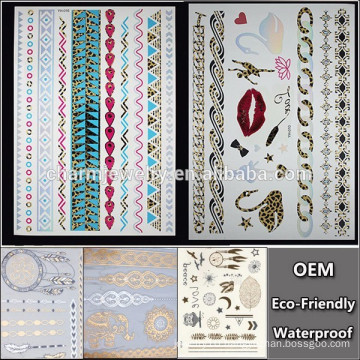 OEM Wholesale strip tattoo with leopard tattoo popular brands temporary tattoo Sticker for adults QY099